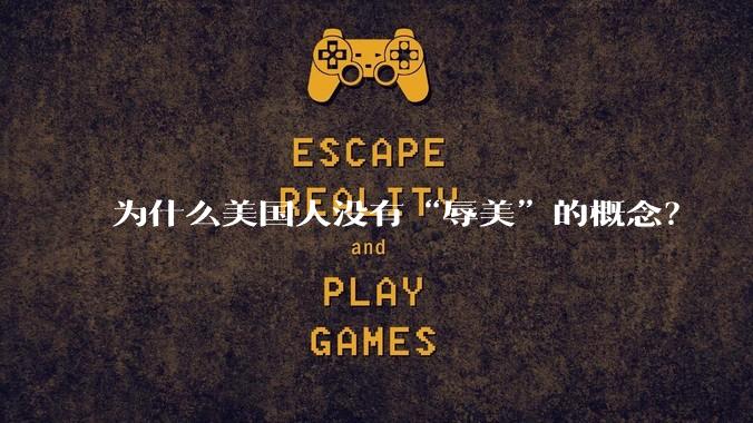 为什么美国人没有“辱美”的概念？